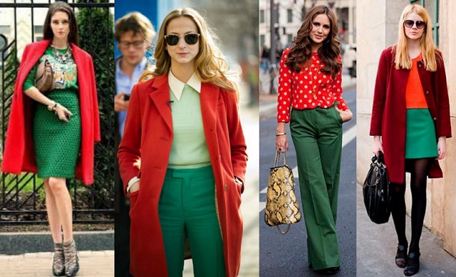 Как красиво и выигрышно использовать зеленый цвет в одежде
